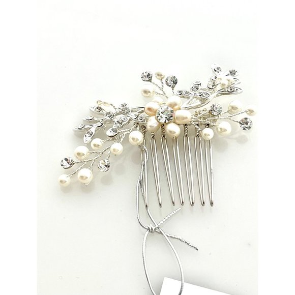 Dareth Colburn Bridal Hair Vine and Comb - Pearl and Crystal - NWT in Dust Bag main image 5
